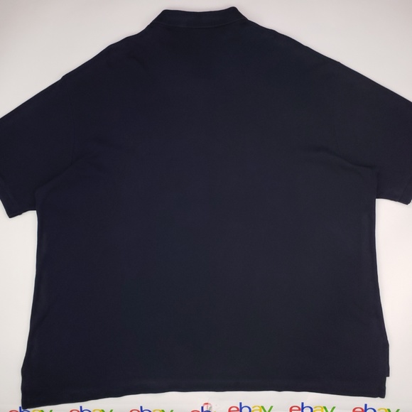 Polo Ralph Lauren 4XB Polo Shirt Navy Blue Big Men - Picture 3 of 8